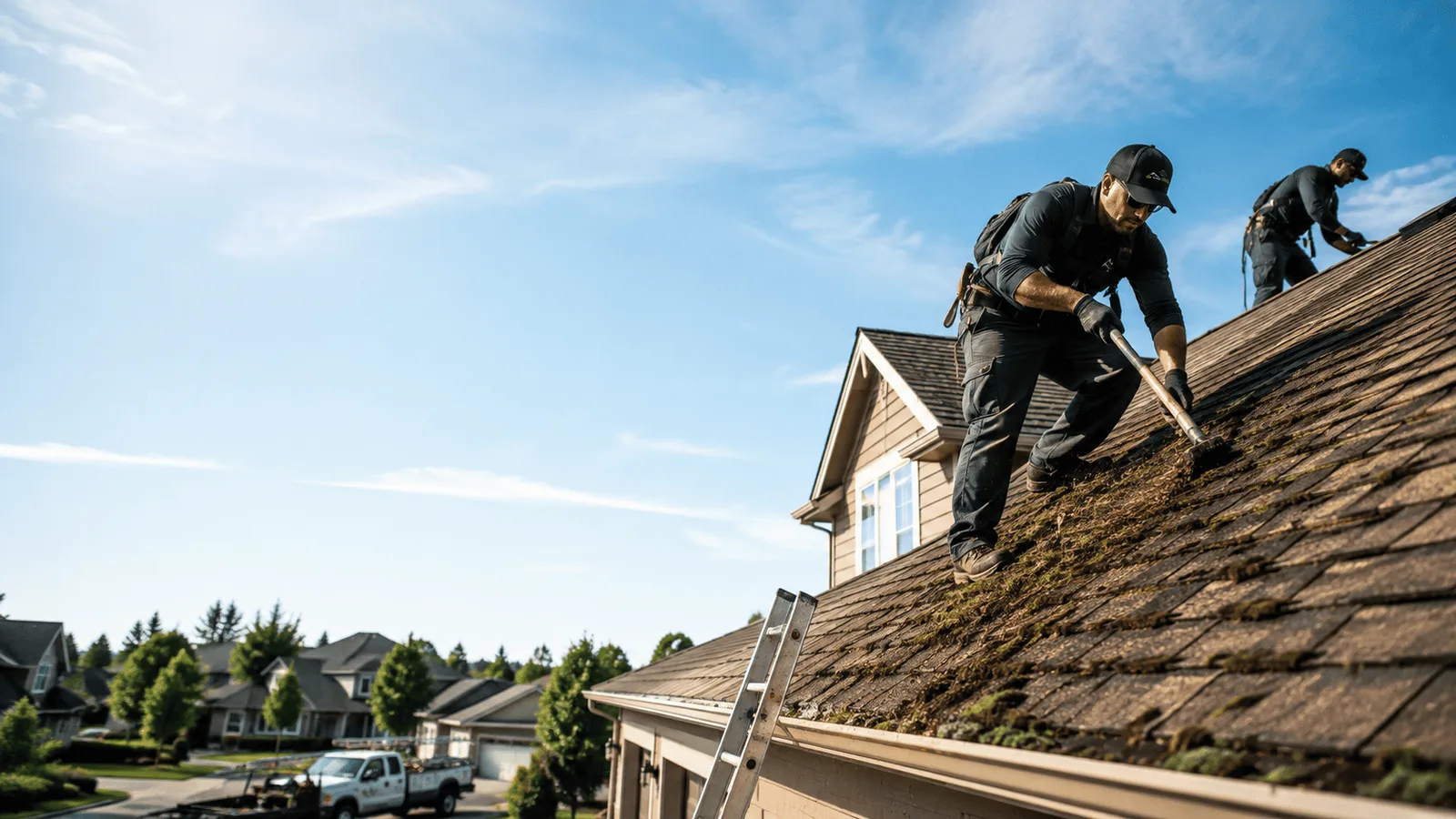 Roof Moss Removal in Hartsburg, IL near me